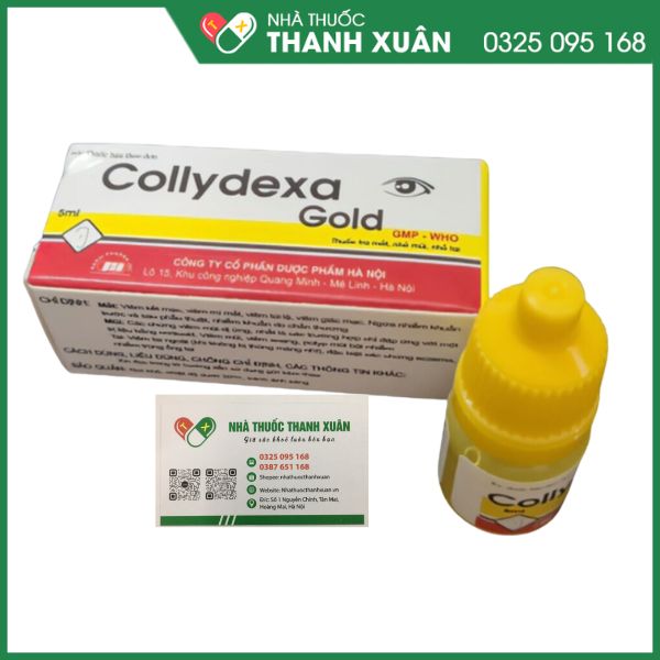 Collydexa gold - thuốc điều trị viêm mắt mũi tai